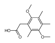 (2,5-dimethoxy-3,4,6-trimethyl-phenyl)-acetic acid Structure