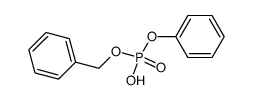 phosphoric acid benzyl ester-phenyl ester Structure