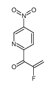 2-Propen-1-one, 2-fluoro-1-(5-nitro-2-pyridinyl)- (9CI) structure