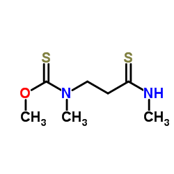 Carbamothioic acid,methyl[3-(methylamino)-3-thioxopropyl]-,O-methyl ester (9CI)结构式