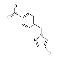 4-CHLORO-1-(4-NITRO-BENZYL)-1H-PYRAZOLE structure