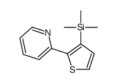 trimethyl-(2-pyridin-2-ylthiophen-3-yl)silane结构式