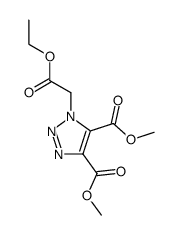 dimethyl 1-(2-ethoxy-2-oxoethyl)-1H-1,2,3-triazole-4,5-dicarboxylate Structure