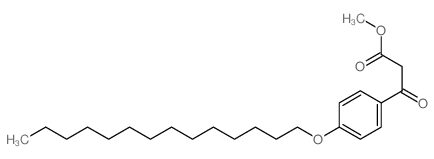 methyl 3-oxo-3-(4-tetradecoxyphenyl)propanoate picture