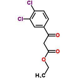3-(3,4-二氯苯基)-3-氧代丙酸乙酯结构式