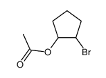 trans-2-bromo-Cyclopentanol, acetate Structure