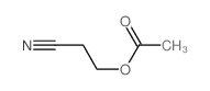 2-cyanoethyl acetate Structure