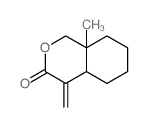 8a-methyl-4-methylidene-1,4a,5,6,7,8-hexahydroisochromen-3-one Structure