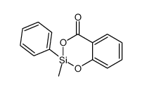 2-methyl-2-phenyl-1,3,2-benzodioxasilin-4-one结构式
