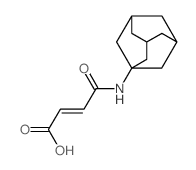 3-(1-adamantylcarbamoyl)prop-2-enoic acid结构式