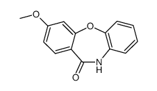 3-methoxy-10H-dibenzo[b,f][1,4]oxazepin-11-one结构式