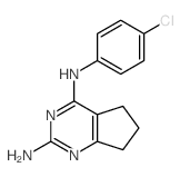 N-(4-chlorophenyl)-2,4-diazabicyclo[4.3.0]nona-2,4,10-triene-3,5-diamine picture