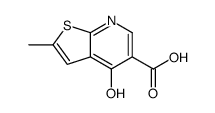 2-methyl-4-oxo-7H-thieno[2,3-b]pyridine-5-carboxylic acid结构式
