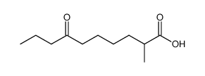 7-Oxo-2-methyl-decansaeure Structure