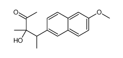 3-hydroxy-4-(6-methoxynaphthalen-2-yl)-3-methylpentan-2-one Structure