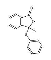 3-methyl-3-(phenylthio)isobenzofuran-1(3H)-one Structure