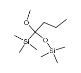 (1-methoxy-1-((trimethylsilyl)oxy)butyl)trimethylsilane Structure