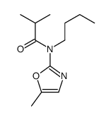 N-butyl-2-methyl-N-(5-methyl-1,3-oxazol-2-yl)propanamide Structure
