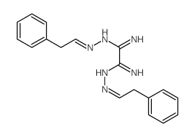 N1,N2-bis(phenethylideneamino)ethanediimidamide结构式