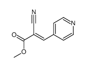 methyl 2-cyano-3-pyridin-4-ylprop-2-enoate结构式