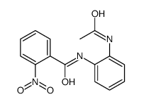N-(2-acetamidophenyl)-2-nitrobenzamide结构式