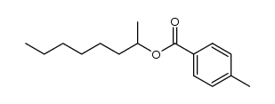 octan-2-yl-4-methylbenzoate Structure