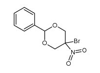 5-bromo-5-nitro-2-phenyl-1,3-dioxane结构式