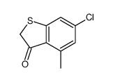 6-chloro-4-methylbenzo[b]thiophene-3(2H)-one结构式