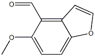 5-methoxybenzofuran-4-carbaldehyde结构式