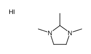 1,2,3-trimethylimidazolidin-1-ium,iodide Structure