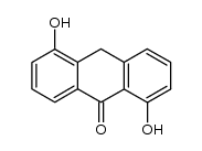 1,5-dihydroxy-anthrone Structure