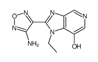 2-(4-amino-1,2,5-oxadiazol-3-yl)-1-ethylimidazo[4,5-c]pyridin-7-ol Structure