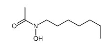 N-heptyl-N-hydroxyacetamide结构式