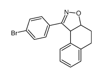 1-(4-bromophenyl)-3a,4,5,9b-tetrahydrobenzo[e][1,2]benzoxazole结构式