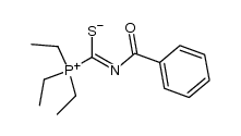 α-Triethylphosphonium-benzoylisothiocyanat-Addukt结构式