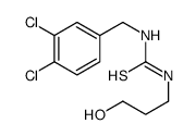 1-[(3,4-dichlorophenyl)methyl]-3-(3-hydroxypropyl)thiourea Structure