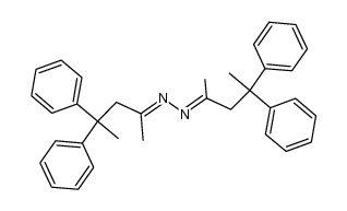 4,4-Diphenylpentan-2-on-azin Structure