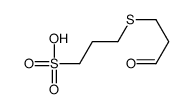 3-(3-oxopropylsulfanyl)propane-1-sulfonic acid结构式