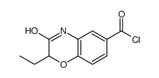 2-ethyl-3-oxo-4H-1,4-benzoxazine-6-carbonyl chloride Structure