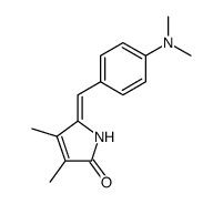 5-(4-dimethylamino-benzylidene)-3,4-dimethyl-1,5-dihydro-pyrrol-2-one Structure