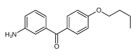 (3-aminophenyl)-(4-butoxyphenyl)methanone结构式