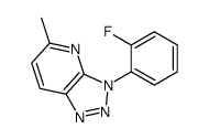 3-(2-fluorophenyl)-5-methyltriazolo[4,5-b]pyridine Structure