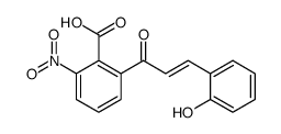 2-[3-(2-hydroxyphenyl)prop-2-enoyl]-6-nitrobenzoic acid结构式