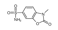 3-methyl-2-oxo-1,3-benzoxazole-6-sulfonamide structure