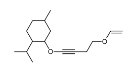 1-(3-Oxymenthyl)-3-vinyloxybutin-(1)结构式