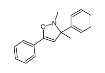 2,3-dimethyl-3,5-diphenyl-1,2-oxazole结构式