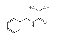 N-benzyl-2-hydroxy-propanamide结构式