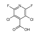 3,5-dichloro-2,6-difluoropyridine-4-carboxylic acid Structure