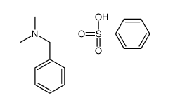 N,N-dimethyl-1-phenylmethanamine,4-methylbenzenesulfonic acid结构式