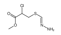 methyl 2-chloro-3-methanehydrazonoylsulfanylpropanoate Structure